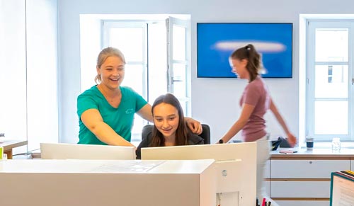 Das Praxisteam der Kinderarztpraxis